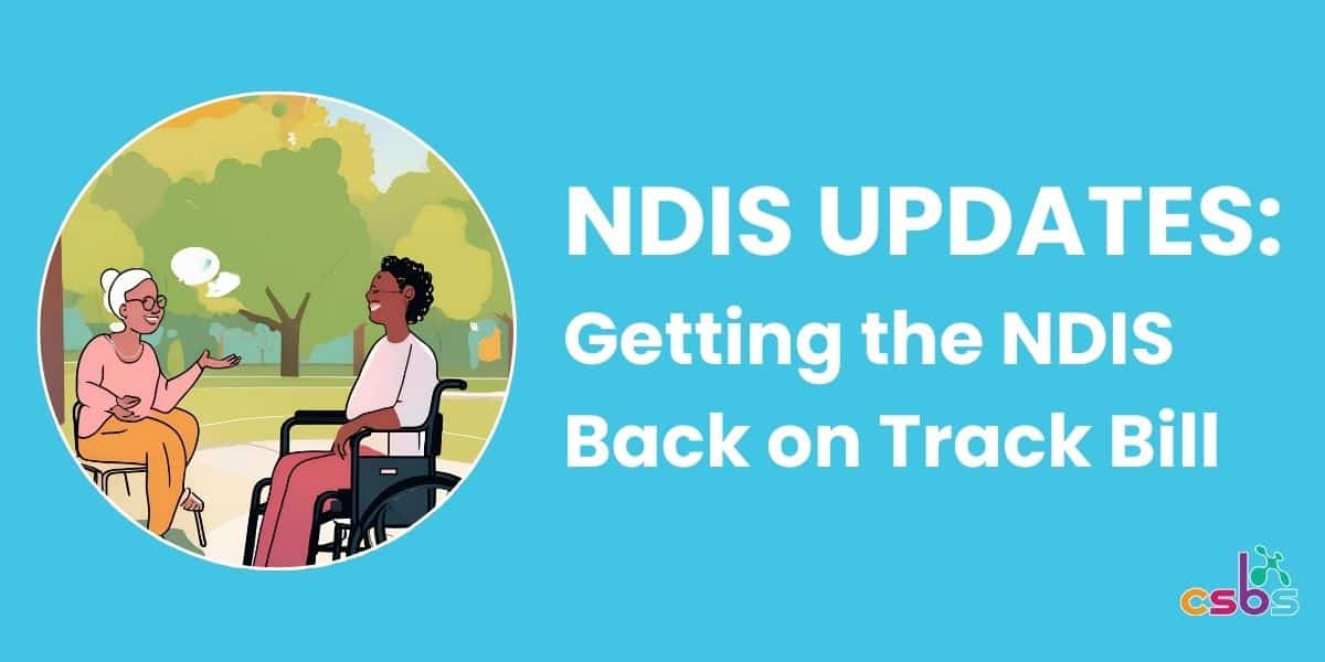 Getting the NDIS Back on Track Bill passes through Parliament